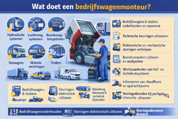 Wat doet een bedrijfswagenmonteur
